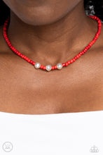 Load image into Gallery viewer, I Can SEED Clearly Now - Red necklace