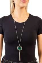 Load image into Gallery viewer, Tallahassee Tassel - Green necklace