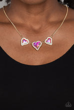 Load image into Gallery viewer, State of the HEART - Gold necklace