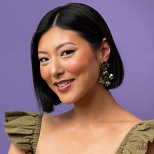 Load image into Gallery viewer, Gilded Grace - Brass earrings