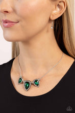 Load image into Gallery viewer, Majestic Met Ball - Green necklace
