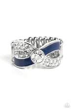 Load image into Gallery viewer, CROSSED and Found - Blue ring
