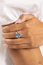 Load image into Gallery viewer, Chevron Celebrity - Blue ring