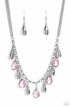 Load image into Gallery viewer, Teardrop Timbre - Pink necklace