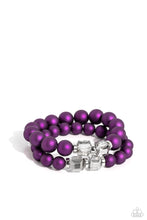 Load image into Gallery viewer, Shopaholic Showdown - Purple bracelet