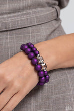 Load image into Gallery viewer, Shopaholic Showdown - Purple bracelet