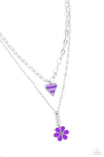 Load image into Gallery viewer, Childhood Charms - Purple necklace