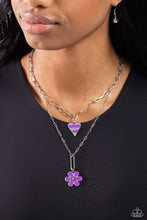 Load image into Gallery viewer, Childhood Charms - Purple necklace