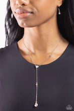 Load image into Gallery viewer, Lavish Lariat - White necklace