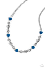 Load image into Gallery viewer, My HEARTBEAT Will Go On - Blue necklace