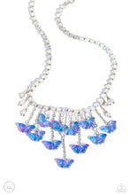Load image into Gallery viewer, Majestic Metamorphosis - Blue necklace