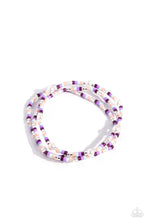 Load image into Gallery viewer, Colorblock Cache - Purple bracelet
