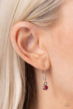 Load image into Gallery viewer, Clearly Carabiner - Red necklace