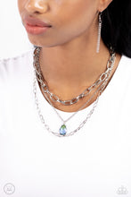 Load image into Gallery viewer, Teardrop Tiers - Green necklace