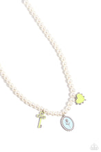 Load image into Gallery viewer, Charming Collision - Green necklace
