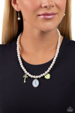 Load image into Gallery viewer, Charming Collision - Green necklace