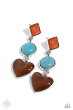 Load image into Gallery viewer, Desertscape Debut - Brown earrings