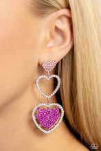 Load image into Gallery viewer, Couples Celebration - Pink earrings
