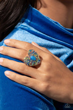 Load image into Gallery viewer, Bejeweled Beau - Blue ring November Life of the party