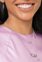 Load image into Gallery viewer, Easygoing Emeralds - Purple necklace