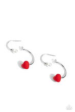 Load image into Gallery viewer, Romantic Representative - Red earrings