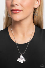 Load image into Gallery viewer, Detailed Dance - White necklace