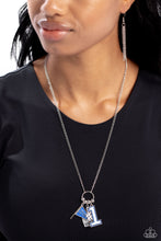 Load image into Gallery viewer, Cheering Section - Blue necklace