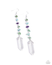 Load image into Gallery viewer, Quartz Qualification - Green earrings