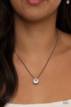 Load image into Gallery viewer, What A Gem - Gunmetal necklaace