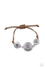 Load image into Gallery viewer, Bohemian Botany - purple - bracelet