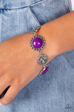 Load image into Gallery viewer, Positively Poppy - purple - bracelet