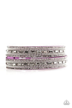 Load image into Gallery viewer, Shimmer and Sass - purple -bracelet