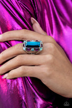 Load image into Gallery viewer, Radiant Rhinestones - Blue Ring -
Exclusive life of the party