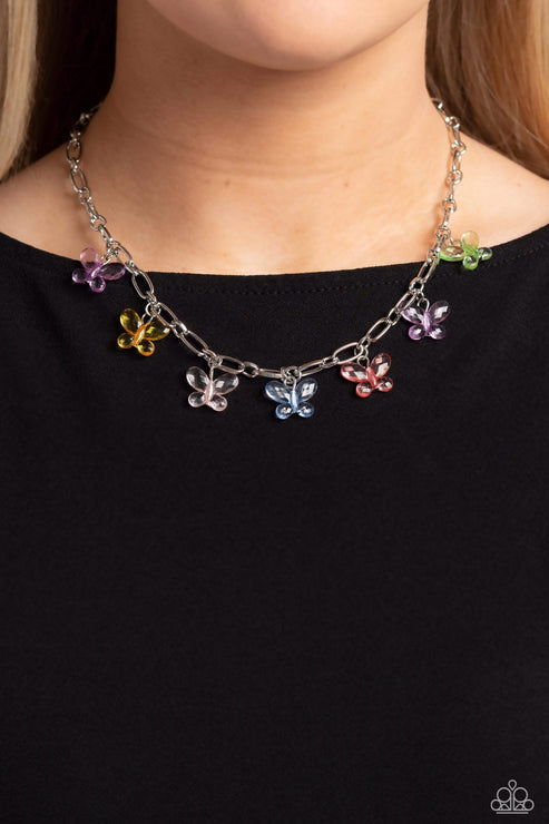 Butterfly Balance - Multi  Necklace