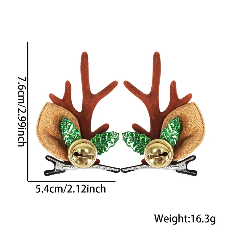 Deer Antlers Brown w/ Bell Boutique HA