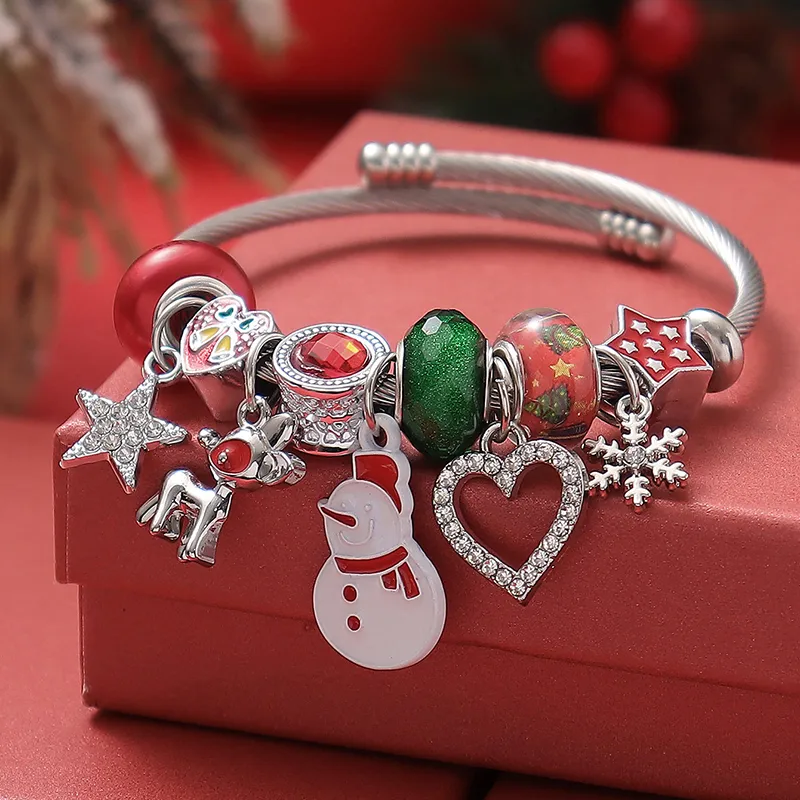 Christmas Charm Coil Snowman Boutique BR