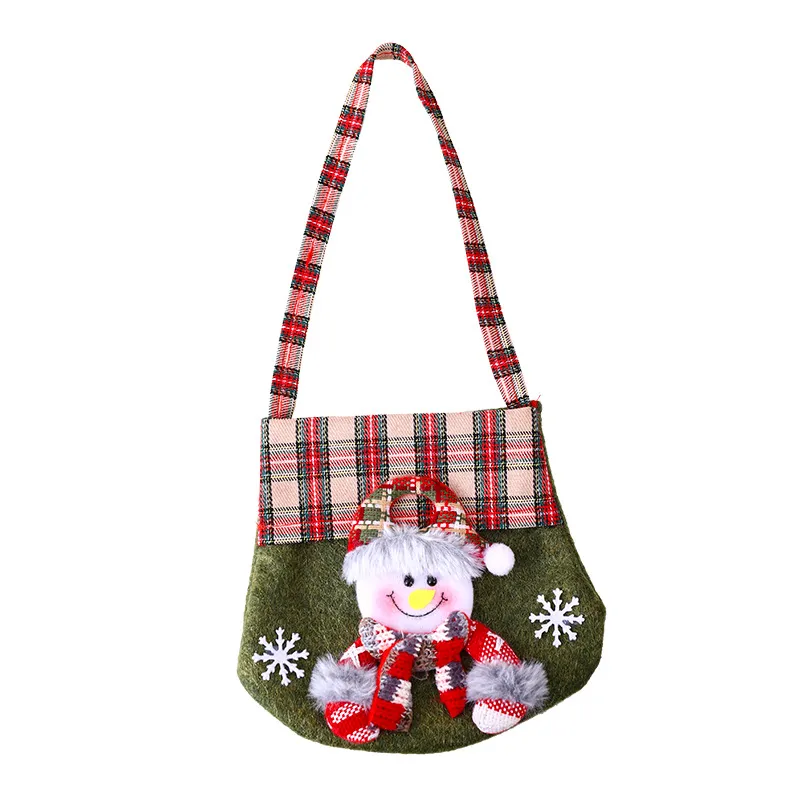 Christmas Kids Snowman Boutique Bag