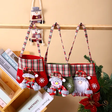 Load image into Gallery viewer, Christmas Kids Gnome Boutique Bag
