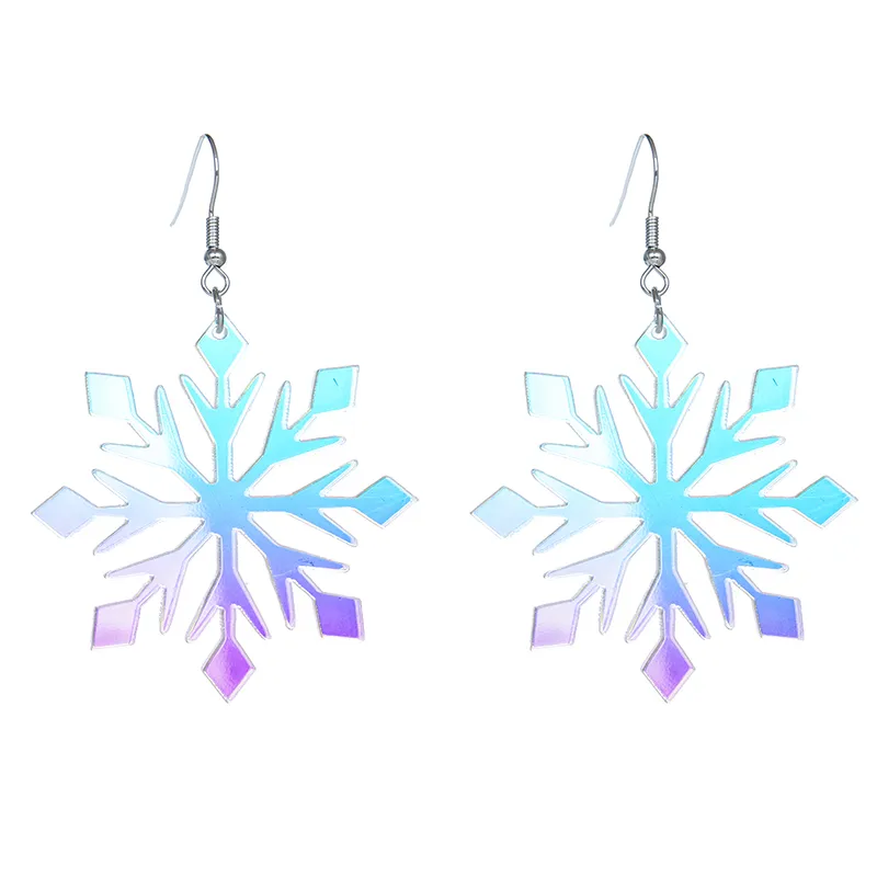 Large Iridescent Snowflake Boutique ER