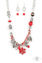 Load image into Gallery viewer, Charmed, I Am Sure - Red Necklace

