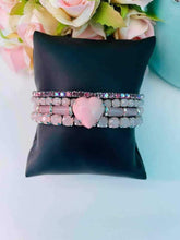 Load image into Gallery viewer, True Love's Theme - pink bracelet
