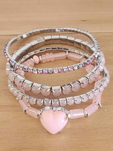 Load image into Gallery viewer, True Love's Theme - pink bracelet
