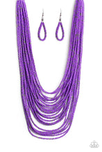 Load image into Gallery viewer, Rio Rainforest - Purple necklaces
