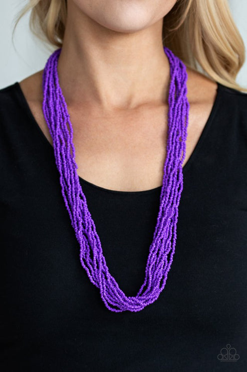 Congo Colada - Purple Necklace