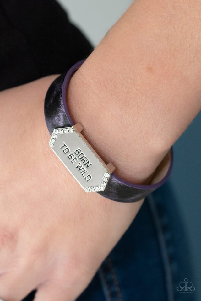Born To Be Wild - Purple Bracelet