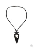 Load image into Gallery viewer, HOLD YOUR ARROWHEAD UP HIGH&quot; WHITE URBAN  NECKLACE
