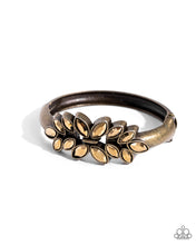 Load image into Gallery viewer, Glamorously Garnished - Brass bracelet
