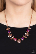 Load image into Gallery viewer, Interstellar Ice - Copper Necklace
