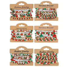 Load image into Gallery viewer, Christmas Beaded Stacks Boutique BR
