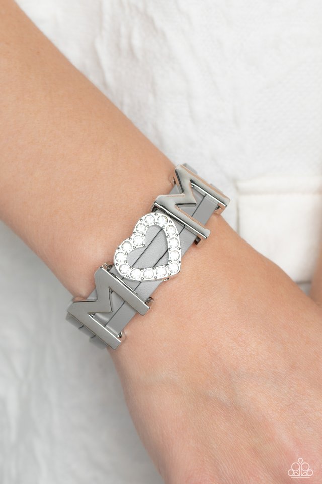 Heart of Mom - Silver Bracelet